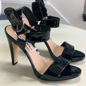 Karl Lagerfield Paris black Cieone Sandal